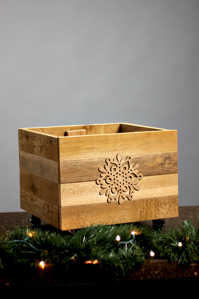 Rustic Christmas Tree Stand Box | Gray House Studio